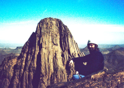 Hoggar me on summit of Tehoulag Sud