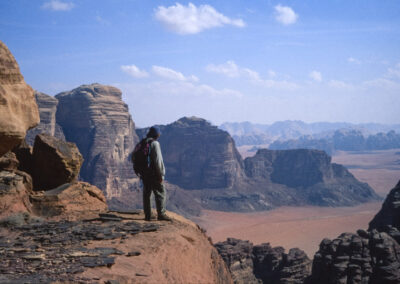 Wadi Rum descent off Jebel Rum