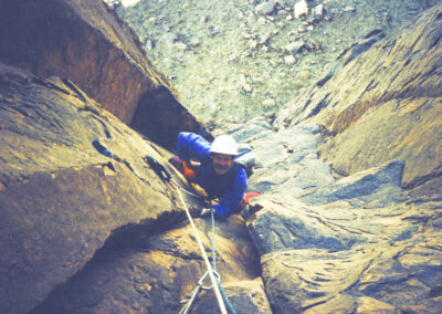 Matt on 3rd pitch Clocher de Tehoulag